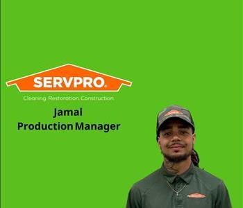 Man with beard and SERVPRO Hat and Shirt